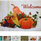 Fall Doormat Non Slip Front Door Mat, Easy to Clean Low Profile Mat for Entry Pa