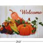 Fall Doormat Non Slip Front Door Mat, Easy to Clean Low Profile Mat for Entry Pa