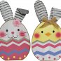 Rustic Wood Easter Rabbit Décor Standing Home Decor Spring Easter Bunny Set of 2