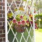 Vintage Metal Welcome Sign Hanging Flower Watering Can Design Front door sign