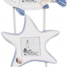 Nautical Fish Star Shell Photo Frame Wall Hanging Decoration Wood &Glass Frame