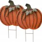 Pumpkin Yard Sign with Metal Stake Lawn Decoration Pumpkin Yard Stake Fall Decor