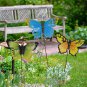 17&acirc;�� Metal Butterfly Stakes Garden Ornaments Decorative Yard Stake set of 3