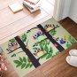 Easy to Clean Low Profile Mat for Entry Patio Garage High Traffic Areas owl tree