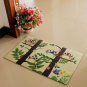 Easy to Clean Low Profile Mat for Entry Patio Garage High Traffic Areas owl tree