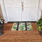 Easy to Clean Low Profile Mat for Entry Patio Garage High Traffic Areas owl tree