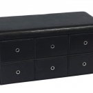 Faux Leather Storage Ottoman Bench Footrest Stool Ottoman Bench 15"X15"X30" Faux Leather Storage Ottoman Bench Footrest Stool Ottoman Bench 15"X15"X30"