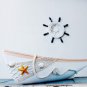 Wood Boat Nautical Themed Home Decorating Figure Decorative Ornament