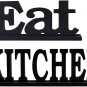 Eat Kitchen sign wood letter Decorative Freestanding Table top sign decorations