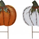 Metal Pumpkin Stake Fall Decor, Rustic Pumpkin Metal Yard Sign with Stakes Autum Metal Pumpkin Stake Fall Decor, Rustic Pumpkin Metal Yard Sign with Stakes Autum