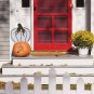 Metal Pumpkin Stake Fall Decor, Rustic Pumpkin Metal Yard Sign with Stakes Autum
