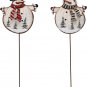 Christmas Snowman Yard Decor Holiday Decoration for Lawn (Black & Red Hat)