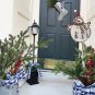 Christmas Snowman Yard Decor Holiday Decoration for Lawn (Black & Red Hat)