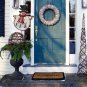 Christmas Snowman Yard Decor Holiday Decoration for Lawn (Black & Red Hat)