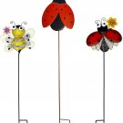 Bee Ladybug Garden Stake Decorative Bee Ladybug Yard Stake, Cute Insect Decor... Bee Ladybug Garden Stake Decorative Bee Ladybug Yard Stake, Cute Insect Decor...