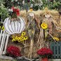 Metal Pumpkin Stakes Yard Signs Fall Decor Decorative Garden Stake  26&acirc;�� H x 2