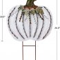 Metal Pumpkin Stakes Yard Signs Fall Decor Decorative Garden Stake  26&acirc;�� H x 2