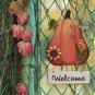 Wooden Pumpkin Welcome Sign Hanging Pumpkin Sign Fall Door Decor for Autumn Harv