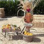Wooden Pumpkin Welcome Sign Hanging Pumpkin Sign Fall Door Decor for Autumn Harv