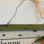 Wood Pumpkin Welcome Sign Handcrafts Door Decor Rustic Hanging Welcome Wall Sign