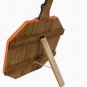 Wooden Pumpkin Yard Sign Rustic Halloween Harvest Day Decor Outdoor Orange...