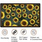 Sunflower Print Decorative Floor Mat Indoor Entrance Mats for Home 29x17