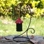 2X 11.5 H Ornament Display Stand, Black Iron Glass Ball Ornament Holder Stand
