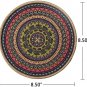 Colorful Boho Plant Pot Mat Set of 6 Absorbent Non Slip for Table Desk Floor 8.5
