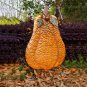 Pumpkin Garden Stake Metal Pumpkin Yard Sign Fall Decor Autumn Harvest 30 inch H