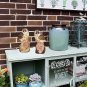 Resin Garden Statue 8.5" H Small Owl Bird withSound Owl Ornaments Decor Set of 2