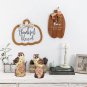 Resin Garden Statue 8.5" H Small Owl Bird withSound Owl Ornaments Decor Set of 2