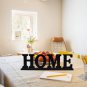 Rustic Wood Home Sign for Home Decor Set of 3, Decorative Wooden Cutout Word Dec