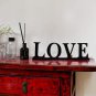 Rustic Wood Home Sign for Home Decor Set of 3, Decorative Wooden Cutout Word Dec