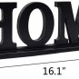 Rustic Wood Home Sign for Home Decor Set of 3, Decorative Wooden Cutout Word Dec