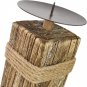 Rustic Wood Candle Holders Stand for Pillar Candles Display Wooden Candlestick Holder