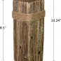 Rustic Wood Candle Holders Stand for Pillar Candles Display Wooden Candlestick Holder
