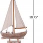 Wooden Sailboat Decorations Nautical Sail Boats Model Decoration Beach Coastal Ocean Themed