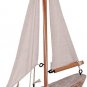 Wooden Sailboat Decorations Nautical Sail Boats Model Decoration Beach Coastal Ocean Themed