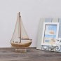 Wooden Sailboat Decorations Nautical Sail Boats Model Decoration Beach Coastal Ocean Themed
