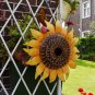 Sunflower Bird House Metal Rustic Decorative Hanging Birdhouse Wall Art