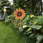 36" Metal Sunflowers Garden Stakes Decor Ornament Plant Sticks