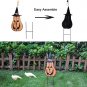 4set Halloween Garden Decorations, Metal Jack-O-Lantern Stakes