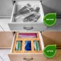 Bamboo Ziplock Bag Organizer for Drawer - Plastic Bag Organizer for Drawer