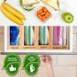 Bamboo Ziplock Bag Organizer for Drawer - Plastic Bag Organizer for Drawer