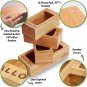 Bamboo Ziplock Bag Organizer for Drawer - Plastic Bag Organizer for Drawer
