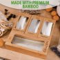 Bamboo Ziplock Bag Organizer for Drawer - Plastic Bag Organizer for Drawer