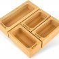 Bamboo Ziplock Bag Organizer for Drawer - Plastic Bag Organizer for Drawer