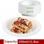 1000 Pack 11.8 OZ Heavy Duty Biodegradable Sugarcane Bagasse Food Bowls Eco Friendly Natural
