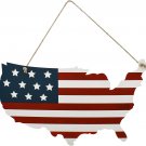 Linfevisi American Flag Wall Decor Patriotic Metal Sign 14.6X9.5 Inch Linfevisi American Flag Wall Decor Patriotic Metal Sign 14.6X9.5 Inch