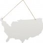 Linfevisi American Flag Wall Decor Patriotic Metal Sign 14.6X9.5 Inch